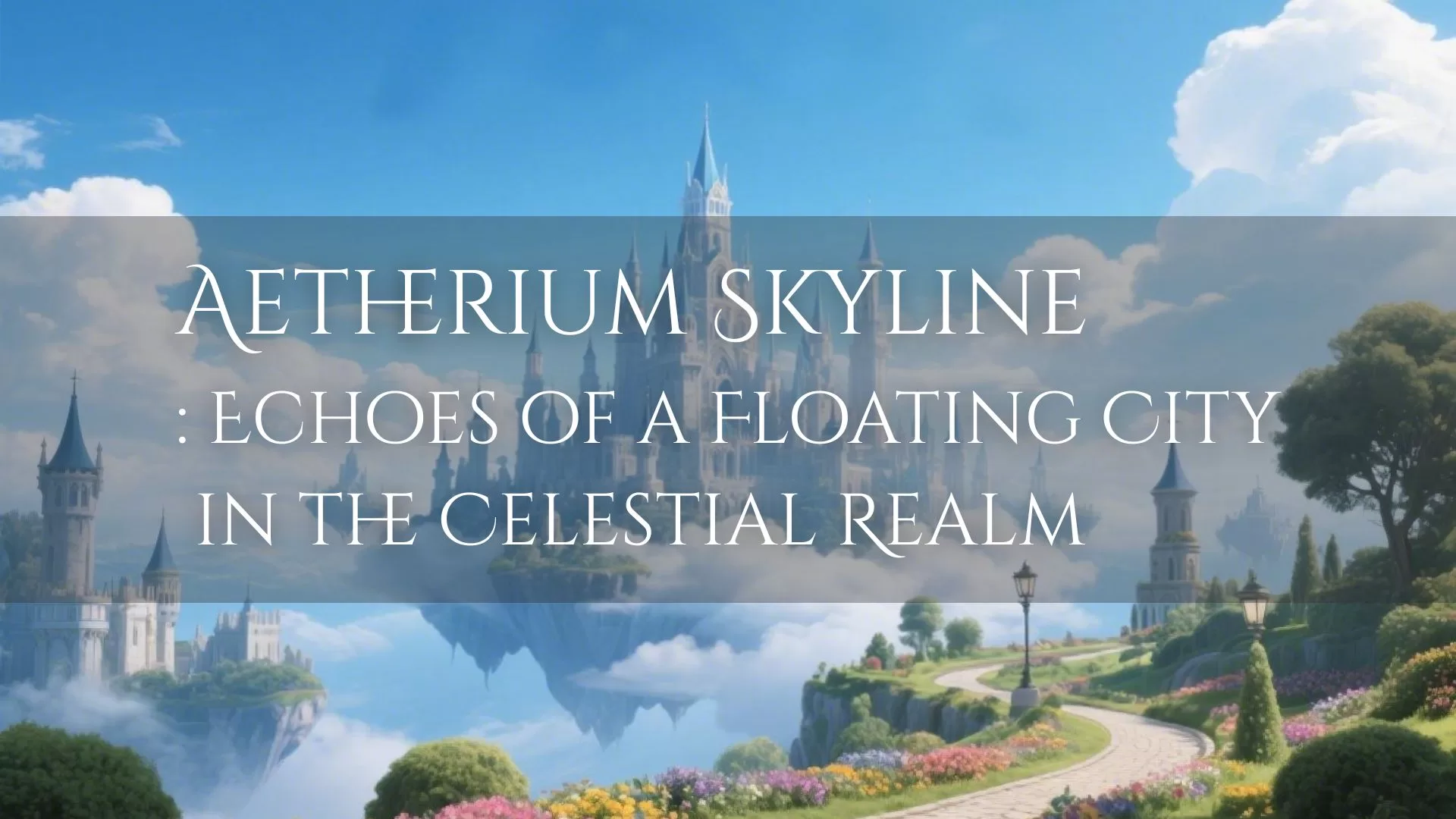 Aetherium Skyline: Echoes of a Floating City in the Celestial Realm